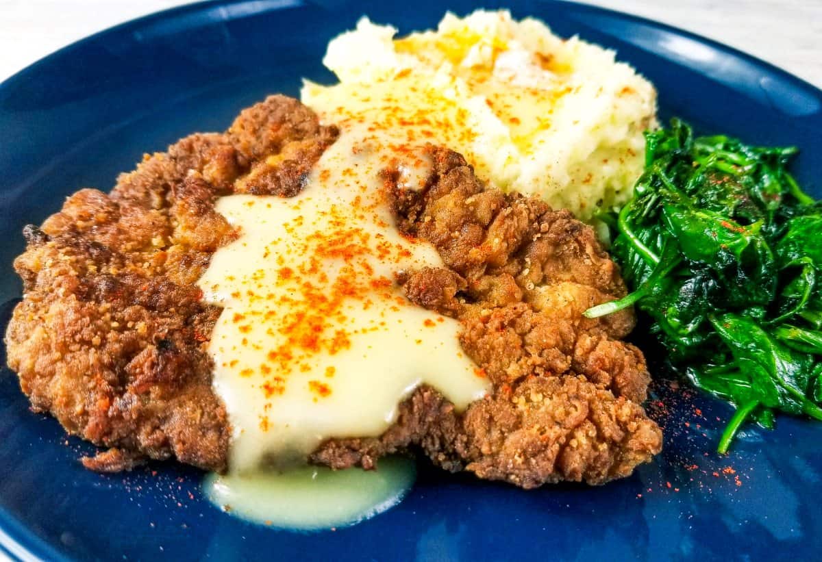 Country Fried Venison Steak (Venison Cube Steak Recipe)