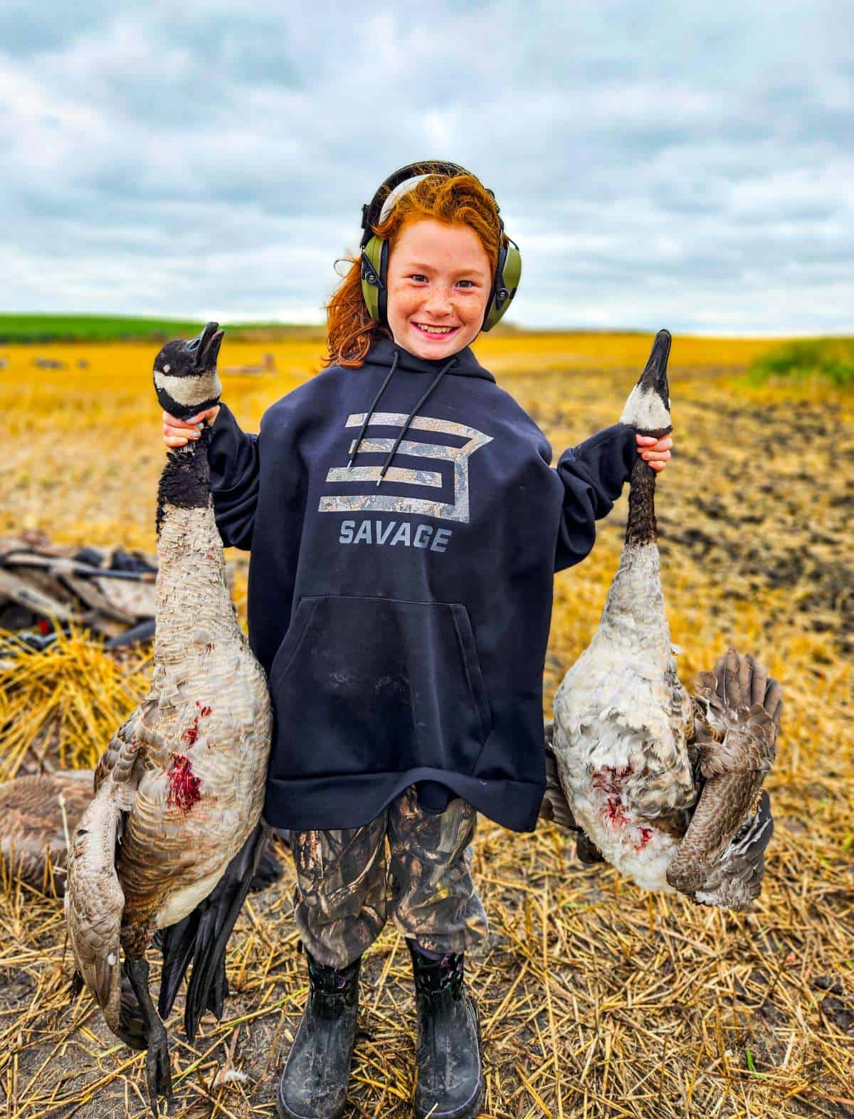 Early Canada Goose Hunt in North Dakota