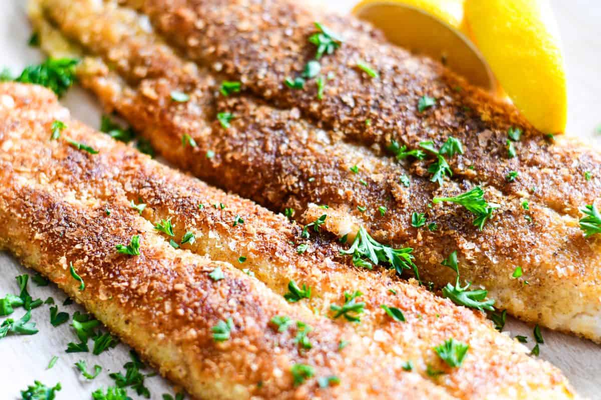 Potato Crusted Fish for Lent by Jeff Benda