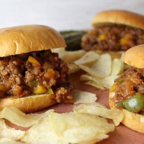 These homemade Venison Sloppy Joes are incredibly easy to make and come together in one skillet in about 20 minutes