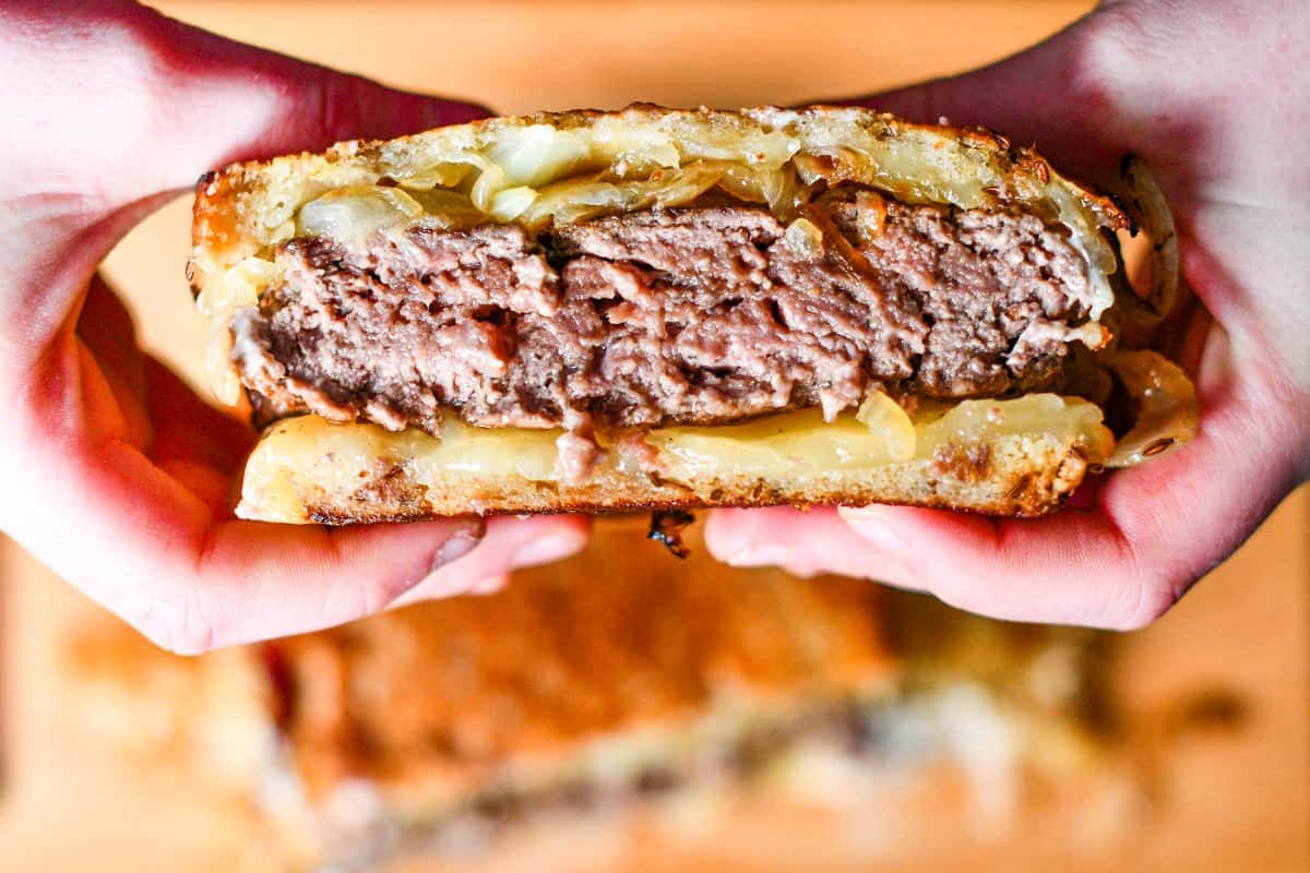 Venison Patty Melt by Jeff Benda