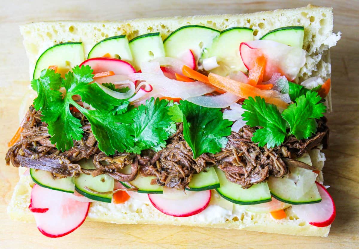 Vietnamese Banh Mi Sandwich Recipe