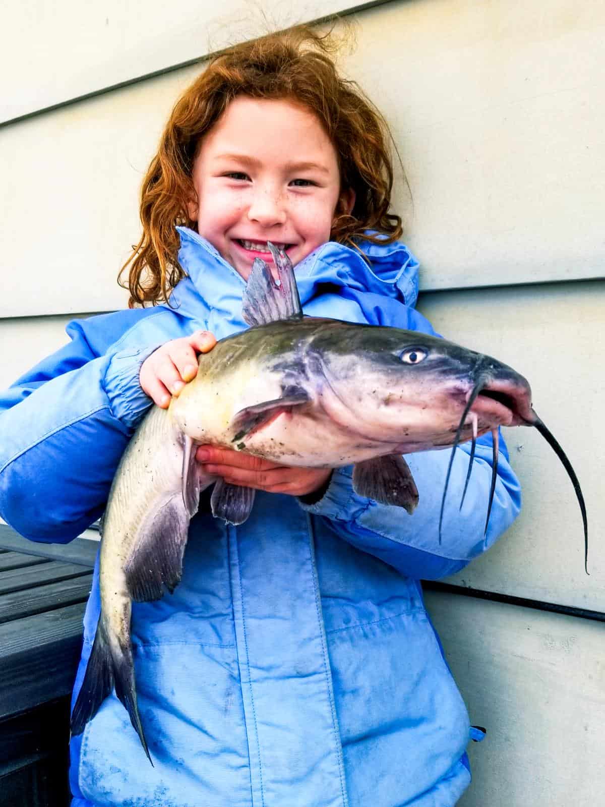 Daughter with Catfish