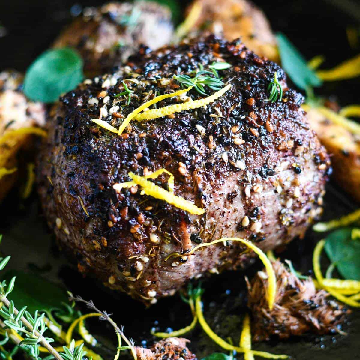 Cast Iron Steak and Lion's Mane Mushroom Recipe