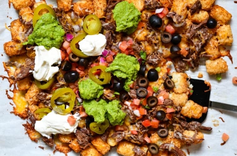 Venison Totchos (Tater Tot Nachos)