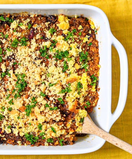 Venison Sausage Cornbread Stuffing