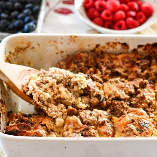 Venison Sausage and Egg Casserole