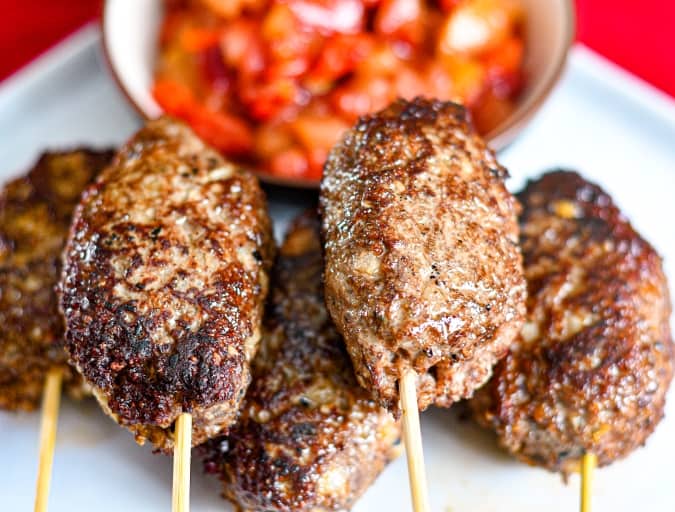 Tsukune Meatballs with Grouse
