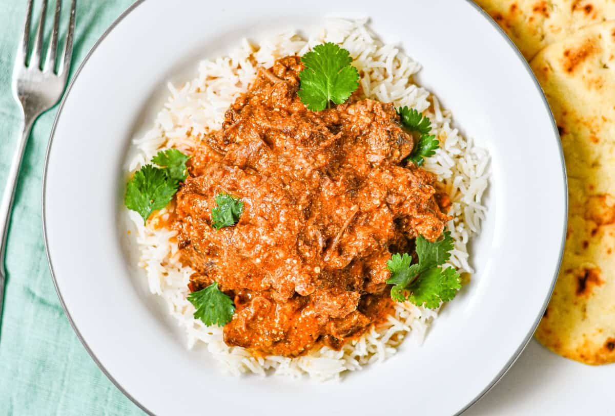 Venison Shank Rogan Josh