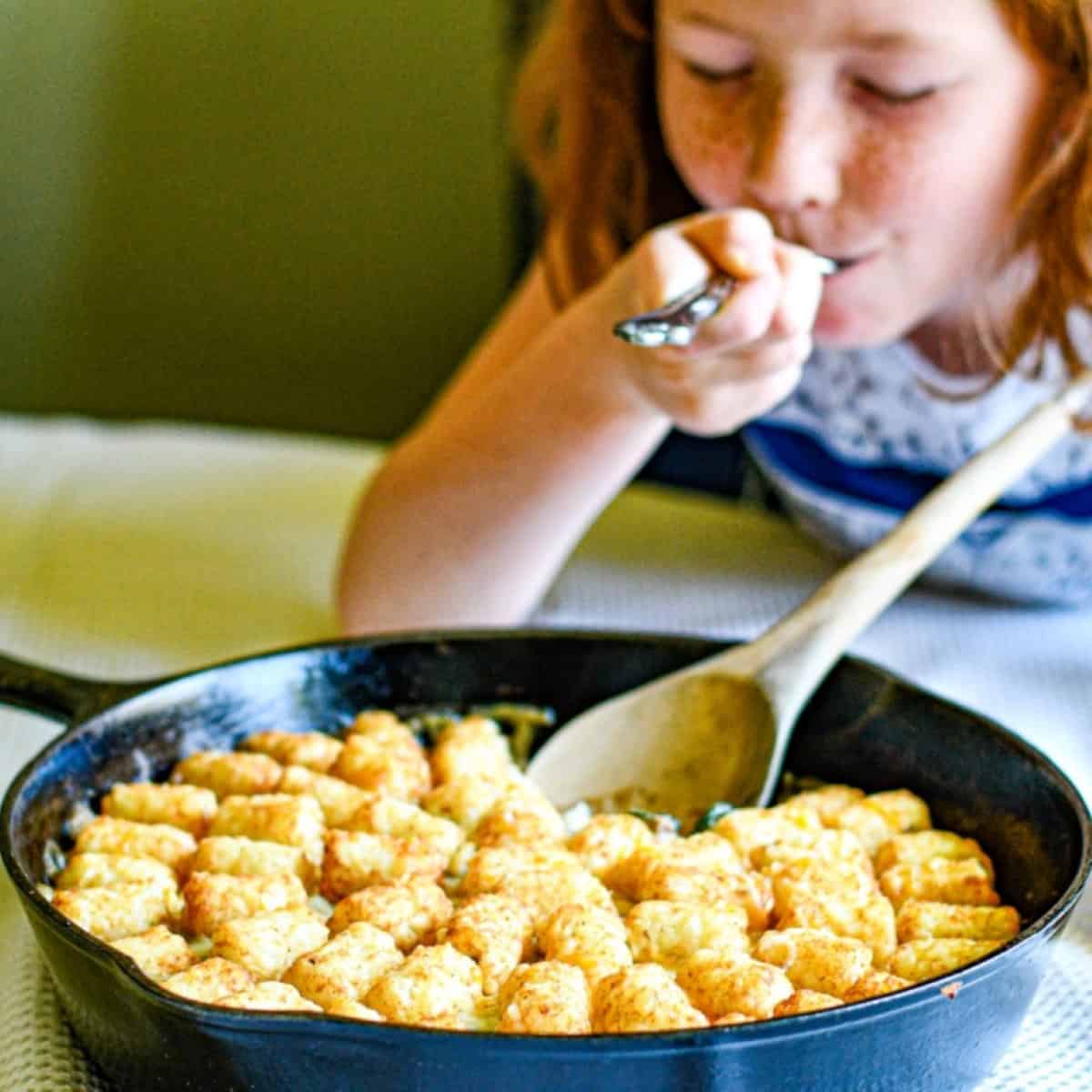 Tater Tot Venison Casserole