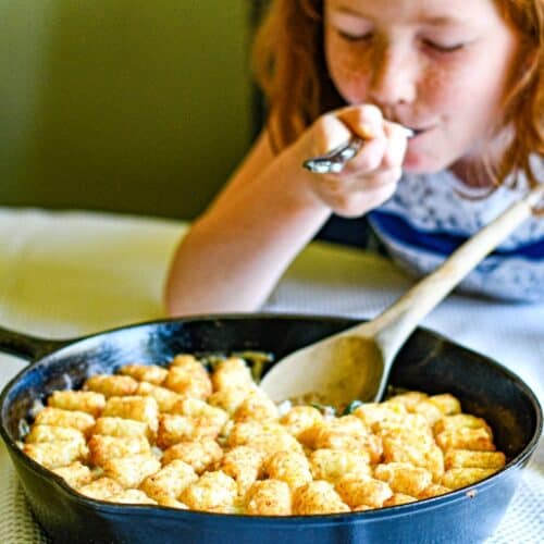 Tater Tot Venison Casserole