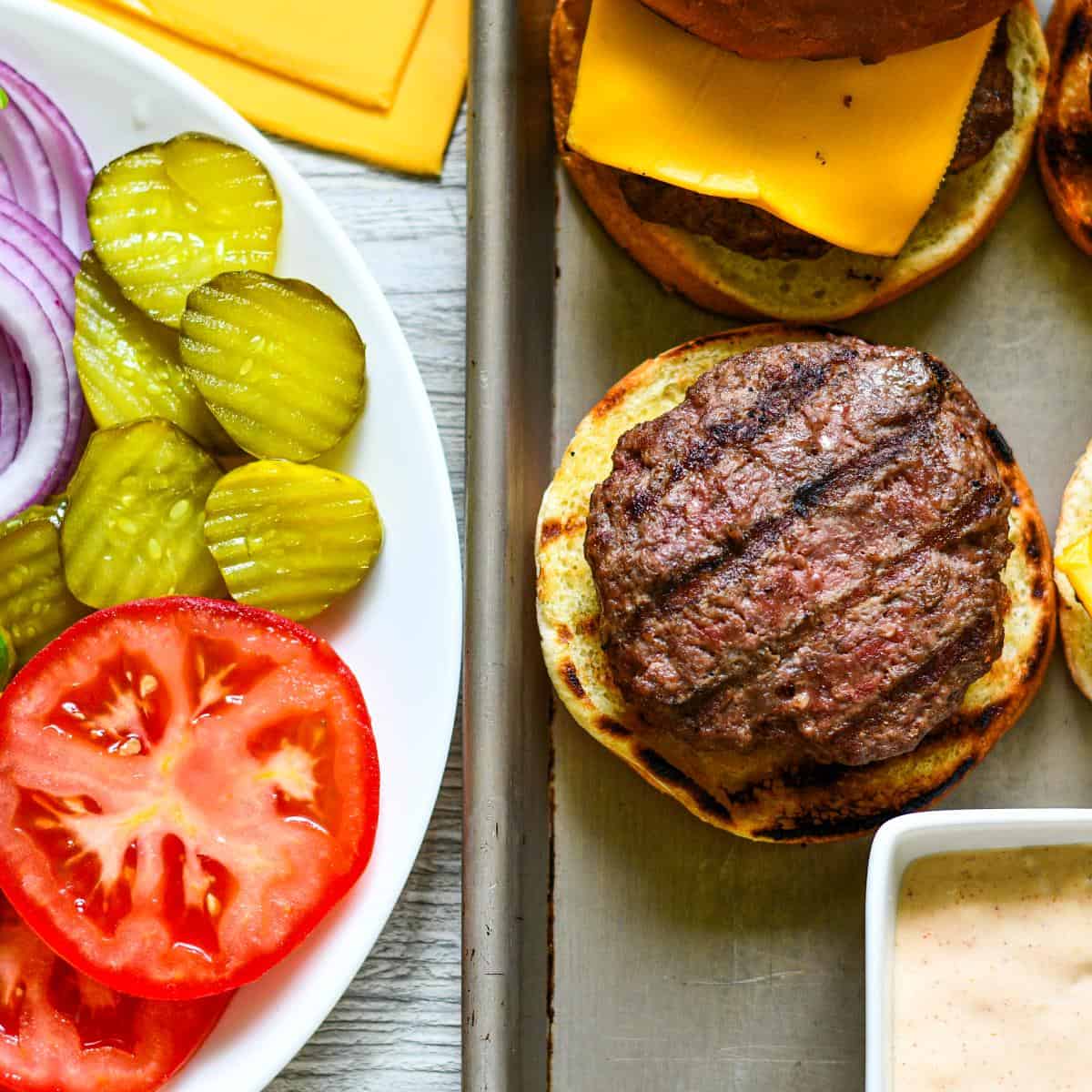 Venison Burgers with Cheese by Jeff Benda