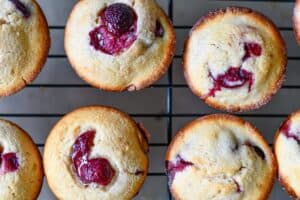 Baked Cherry Muffins