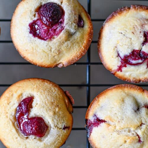 Baked Cherry Muffins