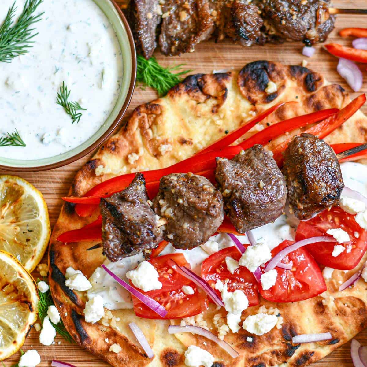 Steak Souvlaki Recipe is the Best Greek Meat Dish