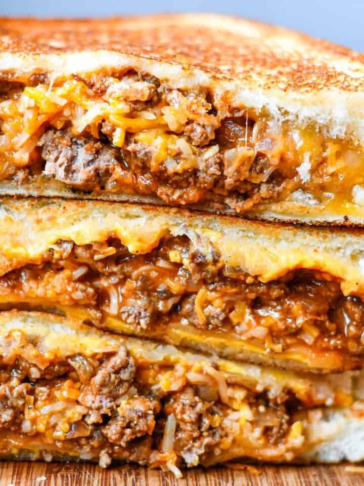 Sloppy Joe Grilled Cheese