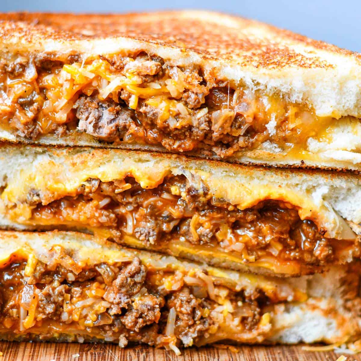 Sloppy Joe Grilled Cheese