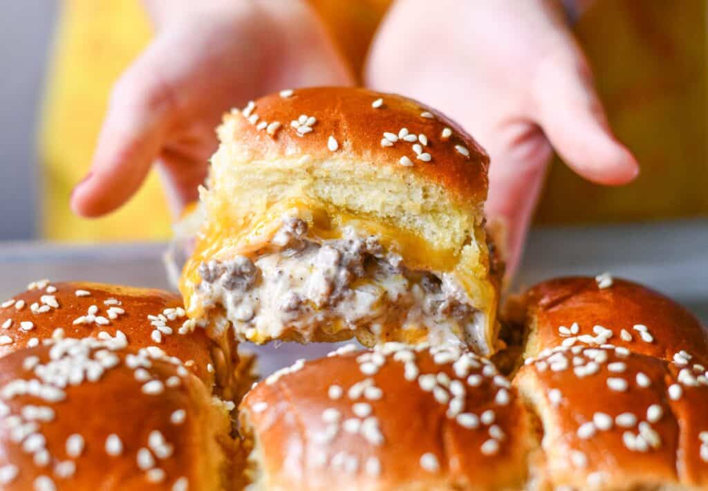 Venison Cheeseburger Slider Recipe