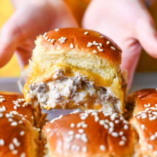 Venison Cheeseburger Slider Recipe