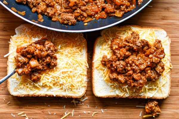 Grilled Cheese Sloppy Joe