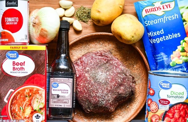 Deer Burger Soup ingredients