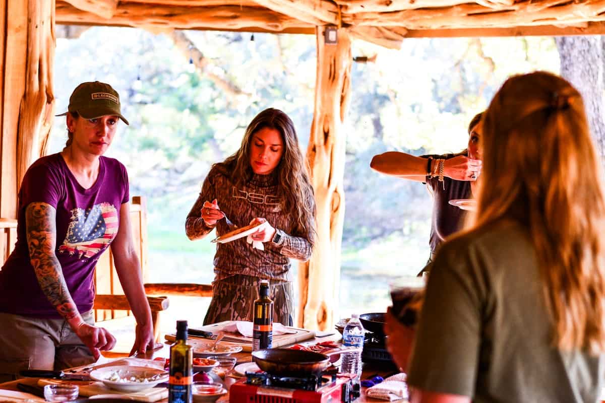 Cooking Class for SheHunts in Texas