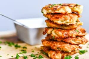 Fritters with Garlic Aioli