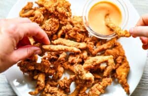 Fried Pheasant Tenders with Yum Yum Dipping Sauce