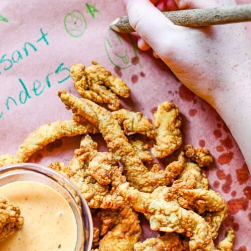 Fried Pheasant Tenders with Yum Yum Dipping Sauce