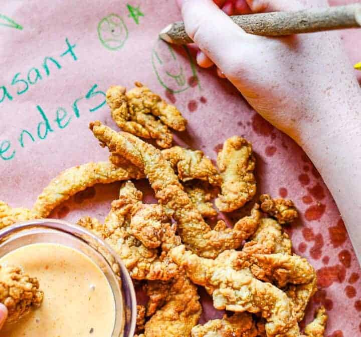 Fried Pheasant Tenders with Yum Yum Dipping Sauce