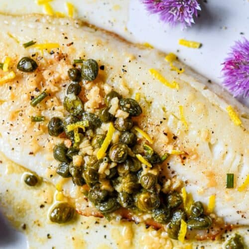 How to Cook Walleye with Lemon Caper Pan Sauce