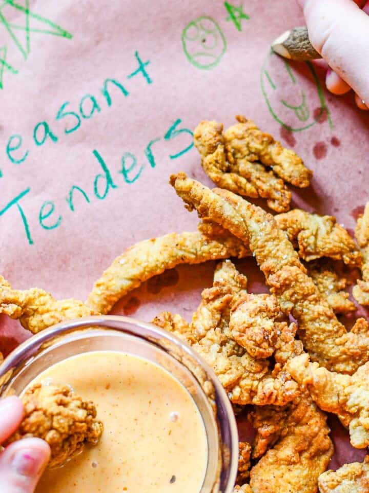 Pickle Brined Fried Pheasant Tenders Recipe by Jeff Benda