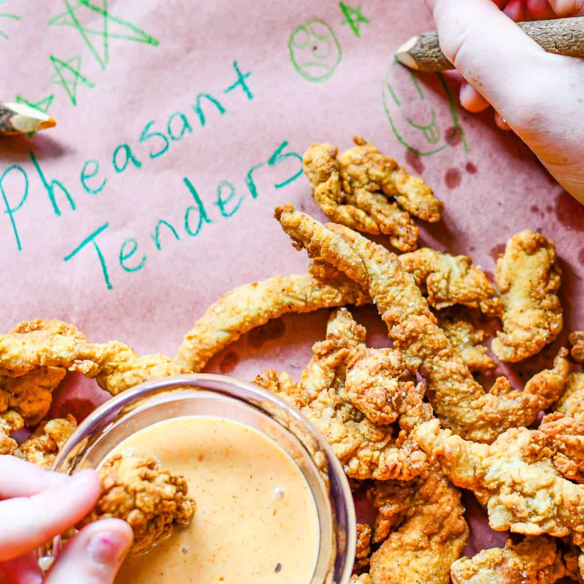 Pickle Brined Fried Pheasant Tenders Recipe by Jeff Benda