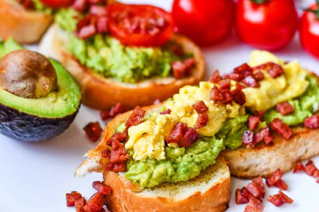 Avocado Toast with Egg and Deer Bacon Recipe