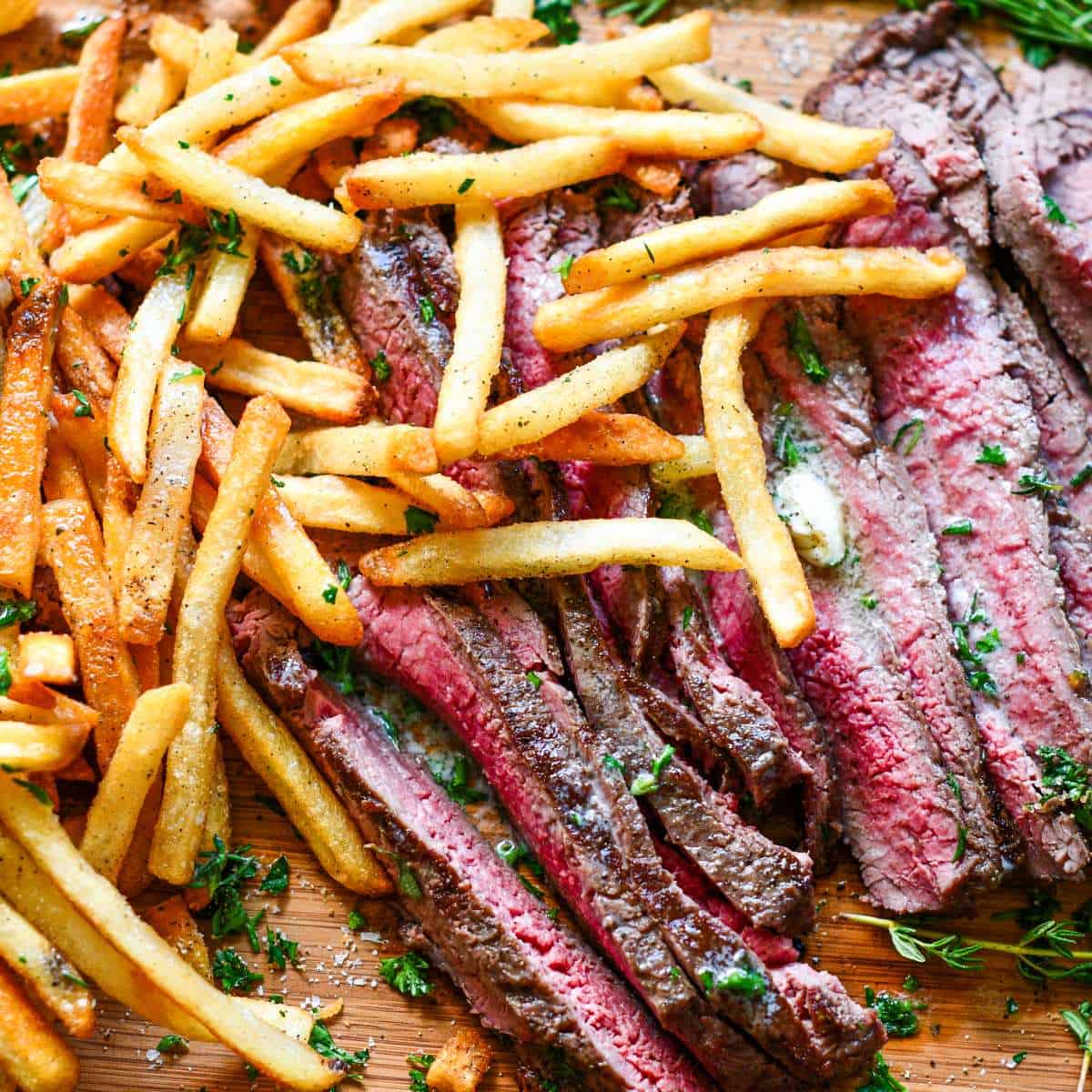 Easy Deer Steak Frites (Steak and Fries) Recipe by Jeff Benda