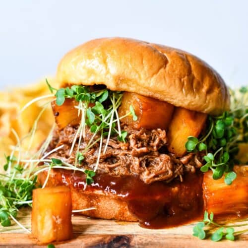 Pineapple Pulled Goose Sandwich