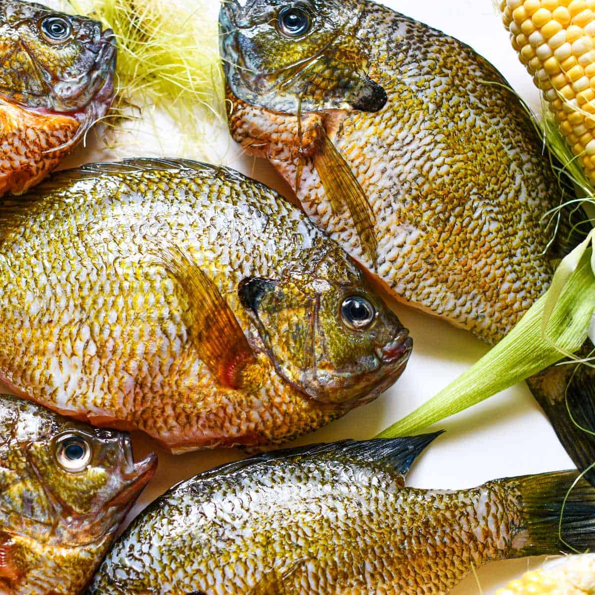 Bluegill Sunfish with Sweet Corn