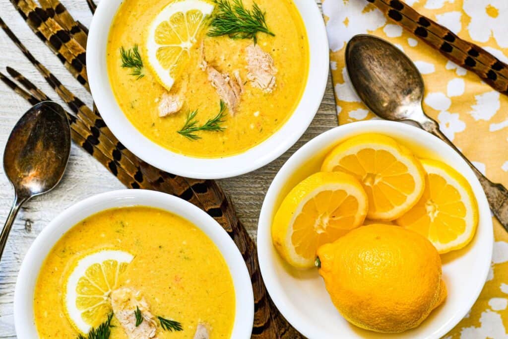 Greek Lemon Pheasant Soup (Avgolemono)