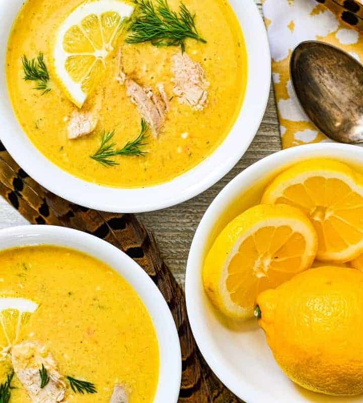 Greek Lemon Pheasant Soup (Avgolemono)