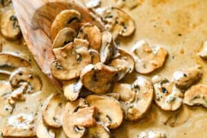 Creamy Mushroom Sauce for Steak