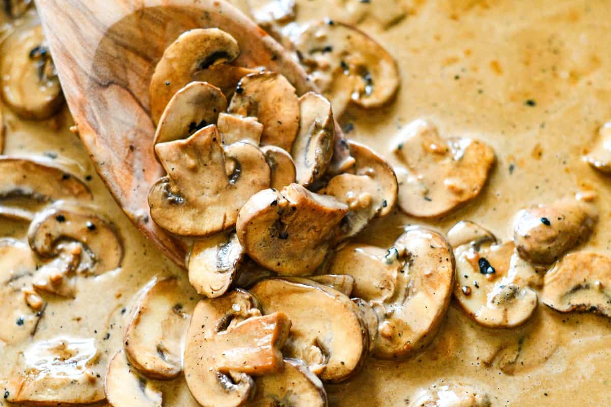 Creamy Mushroom Sauce for Steak