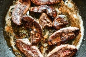 Sauteed Deer Kidneys