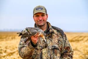 Jeff Benda with Pintail Duck