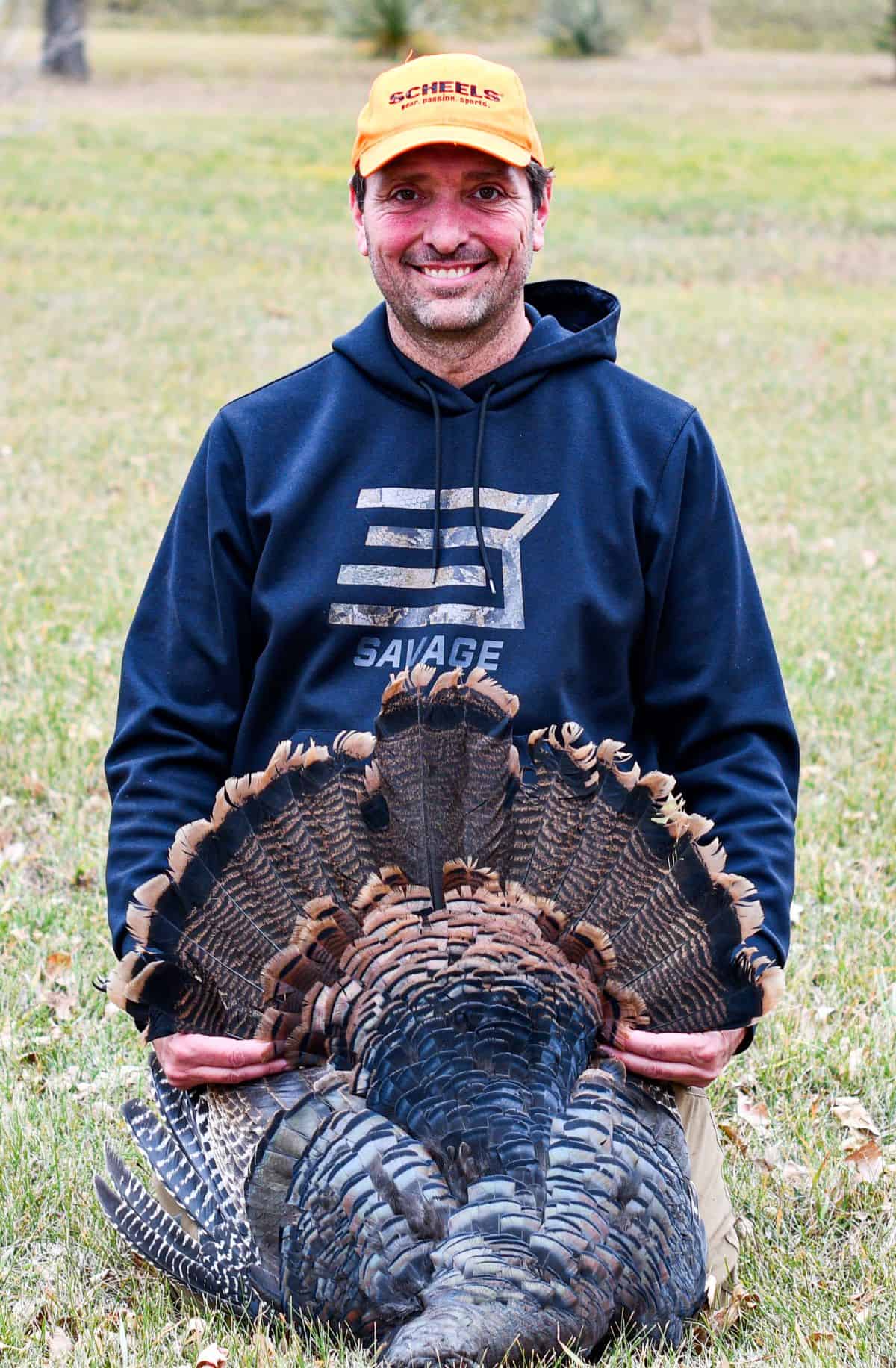 Jeff Benda with a North Dakota Turkey