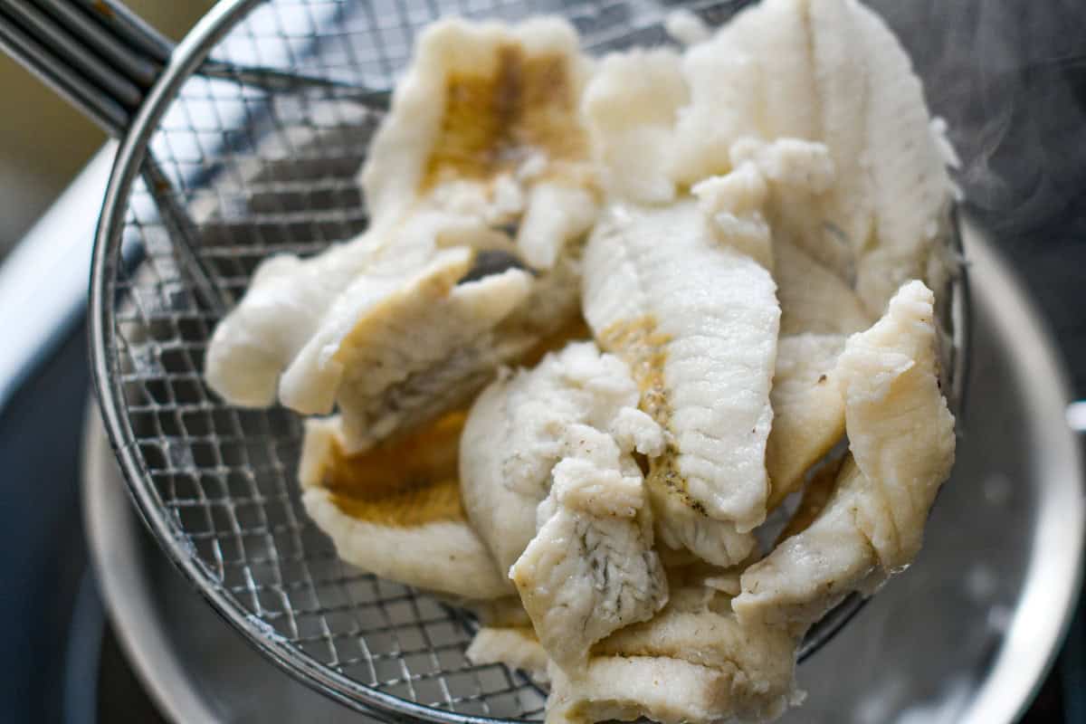 Boiled Crappie Fillets by Jeff Benda