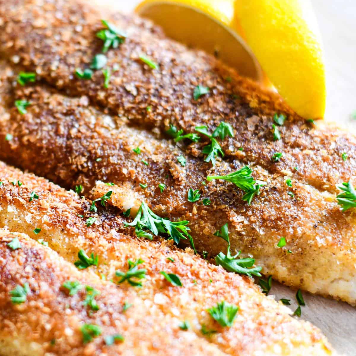 Potato Crusted Fish for Lent by Jeff Benda