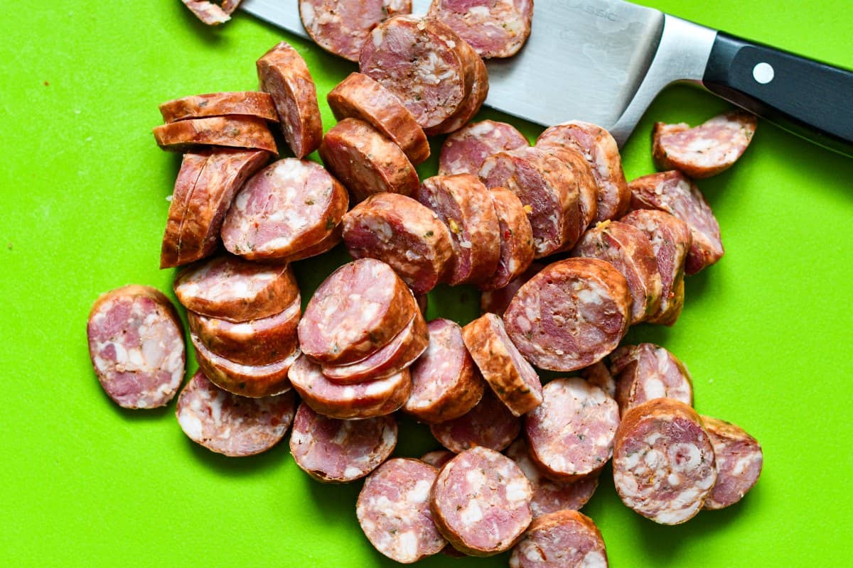 Sliced Andouille Sausage