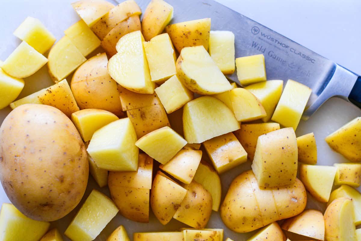 Diced Yukon Gold Potatoes by Jeff Benda