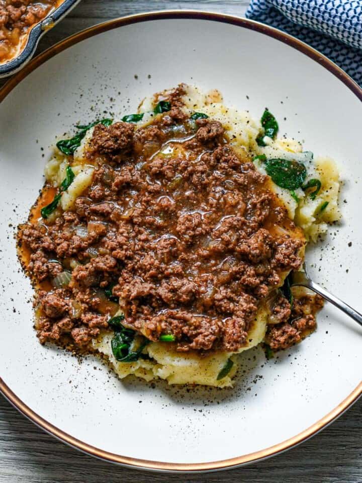 Ground Deer Meat Recipe and Mashed Potatoes