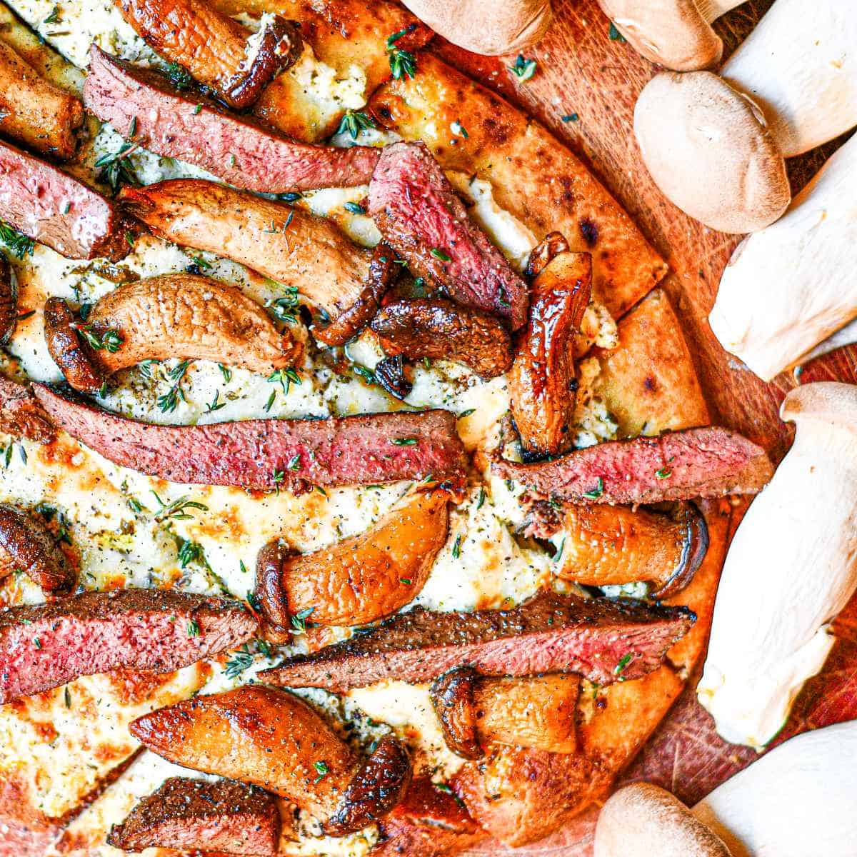 Oyster Mushroom and Duck Pizza by Jeff Benda